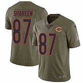 Nike Bears 87 Adam Shaheen Olive Salute To Service Limited Jersey Dzhi,baseball caps,new era cap wholesale,wholesale hats